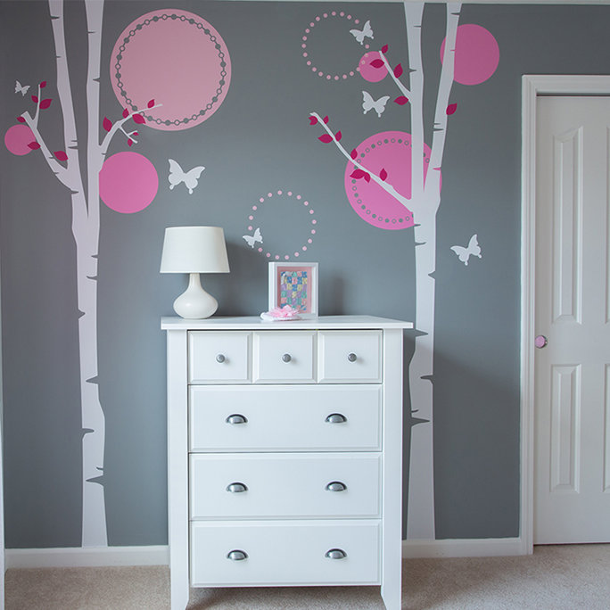 Pop Decors Nursery Trees Wall Decal & Reviews Wayfair